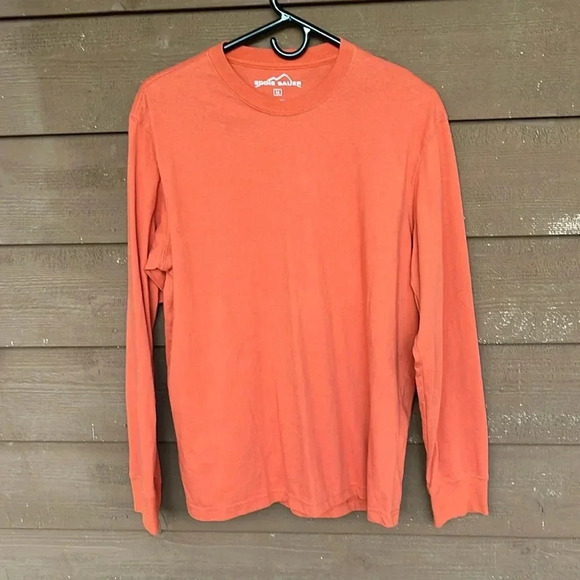 Eddie Bauer, dark orange, long sleeve T-shirt size medium - Picture 1 of 4